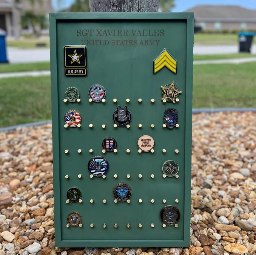 Challenge Coin Display - Engrave With Purpose