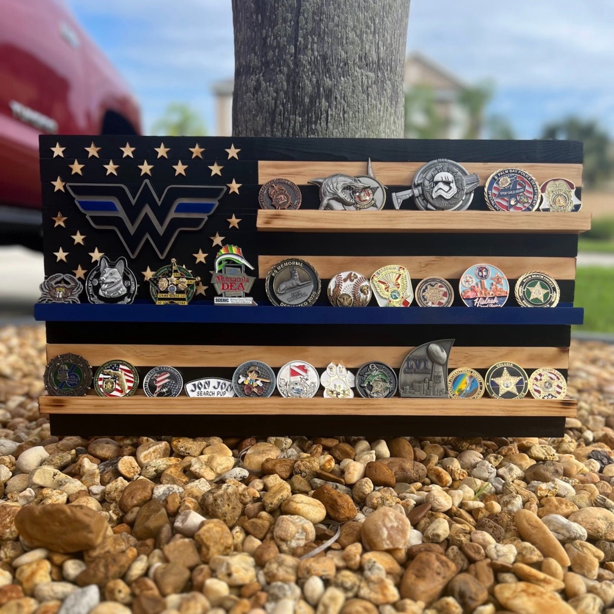 Challenge Coin Flag - Engrave With Purpose