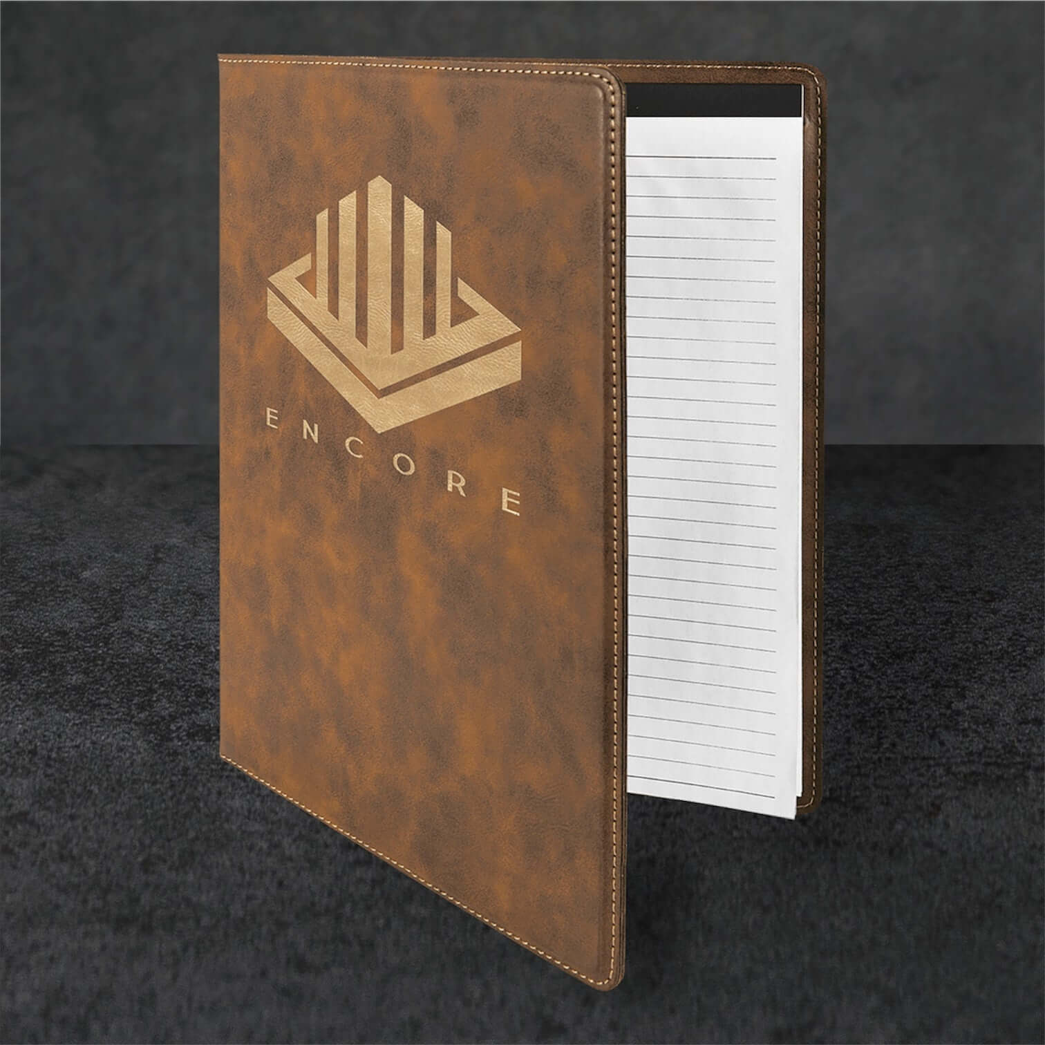 Portfolio with Notepad - Engrave With Purpose