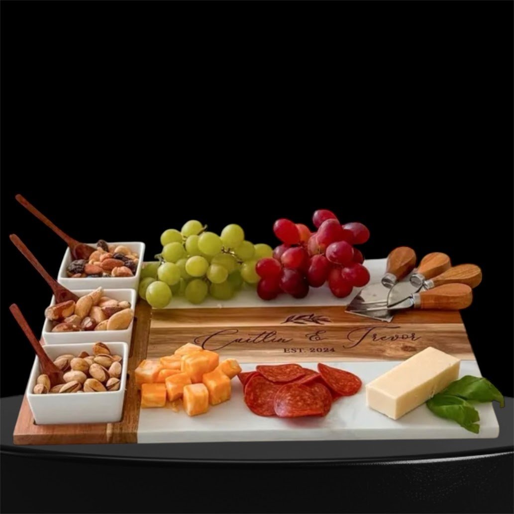 Marble Charcuterie Board - Engrave With Purpose