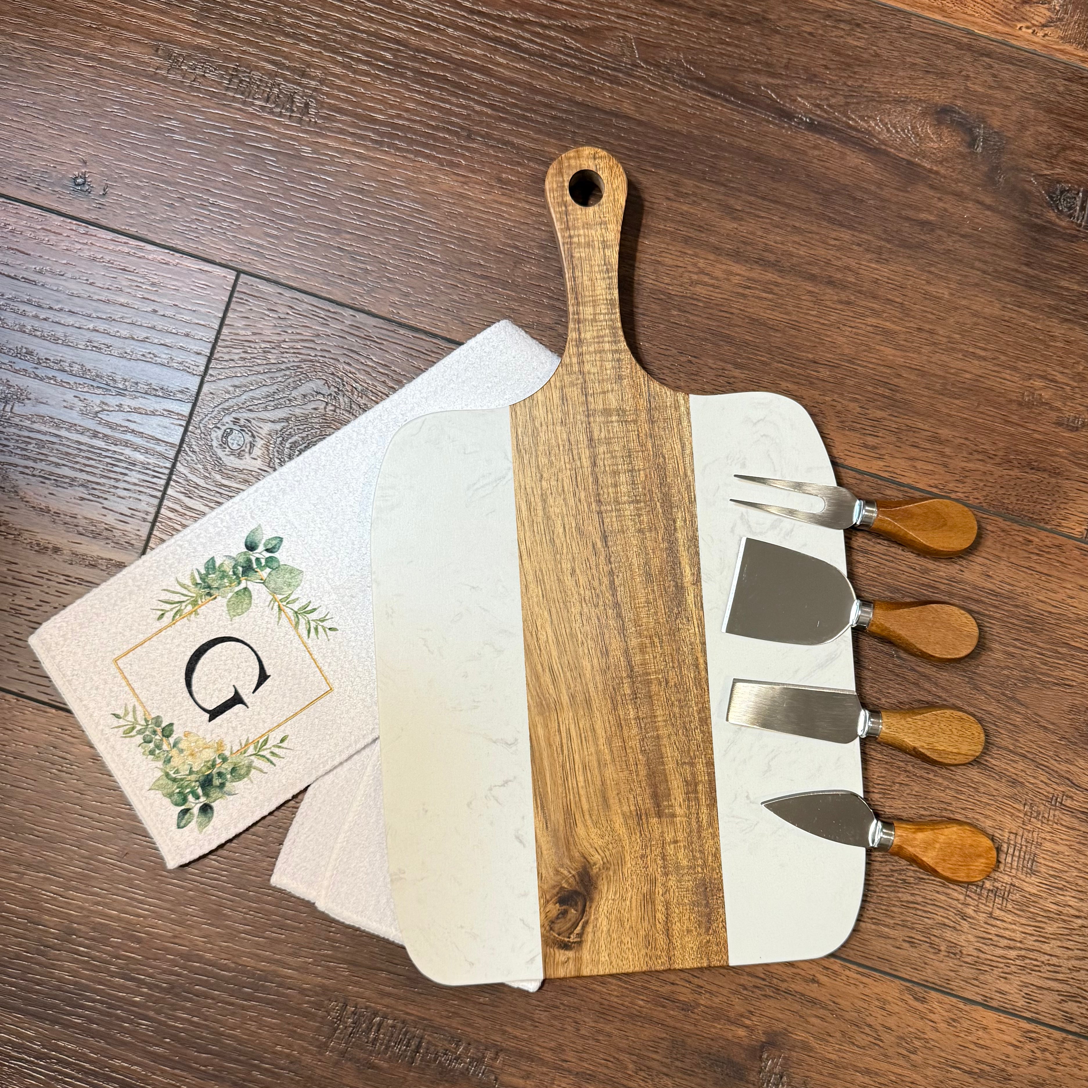 Marble Cheese Board - Engrave With Purpose