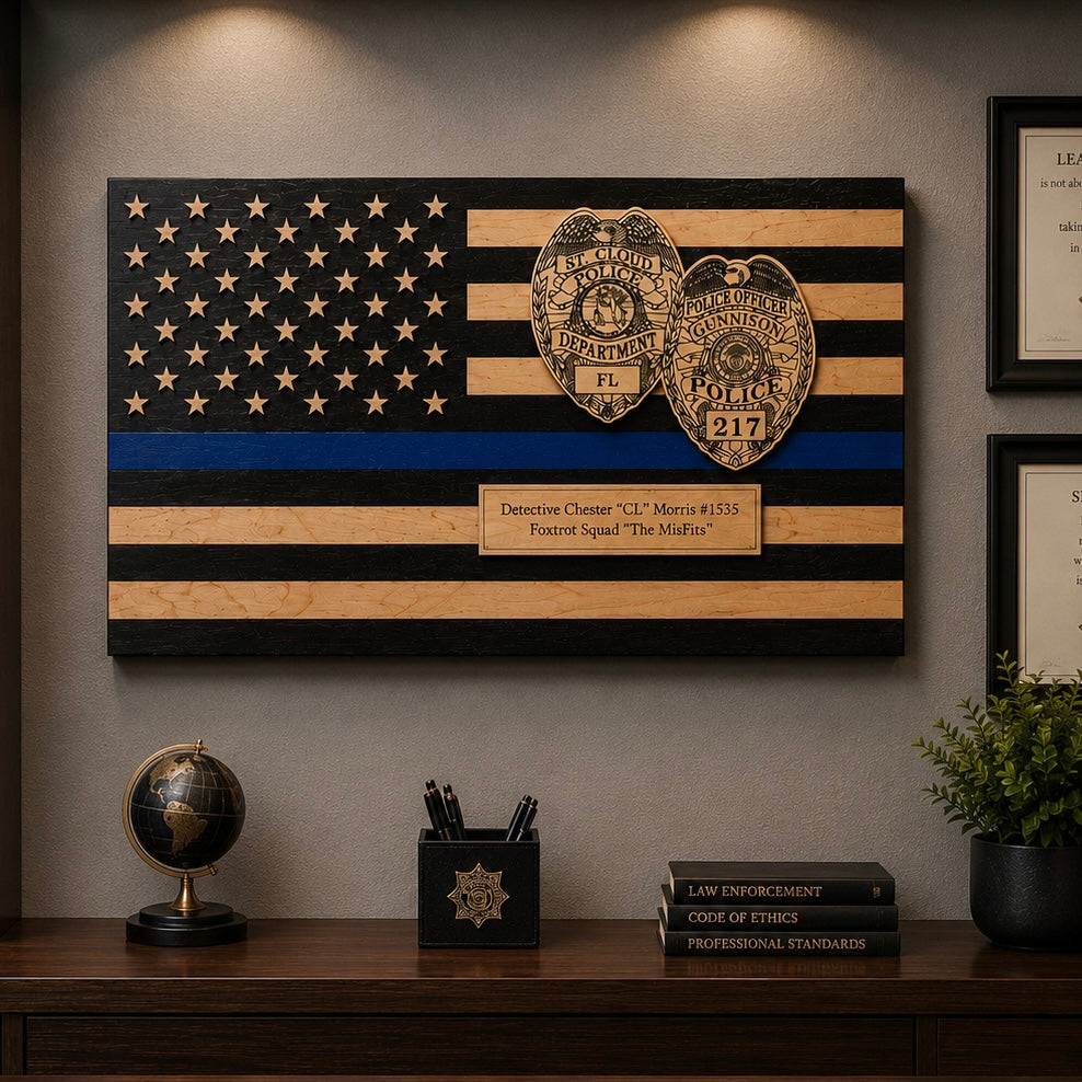 Wood American Flag