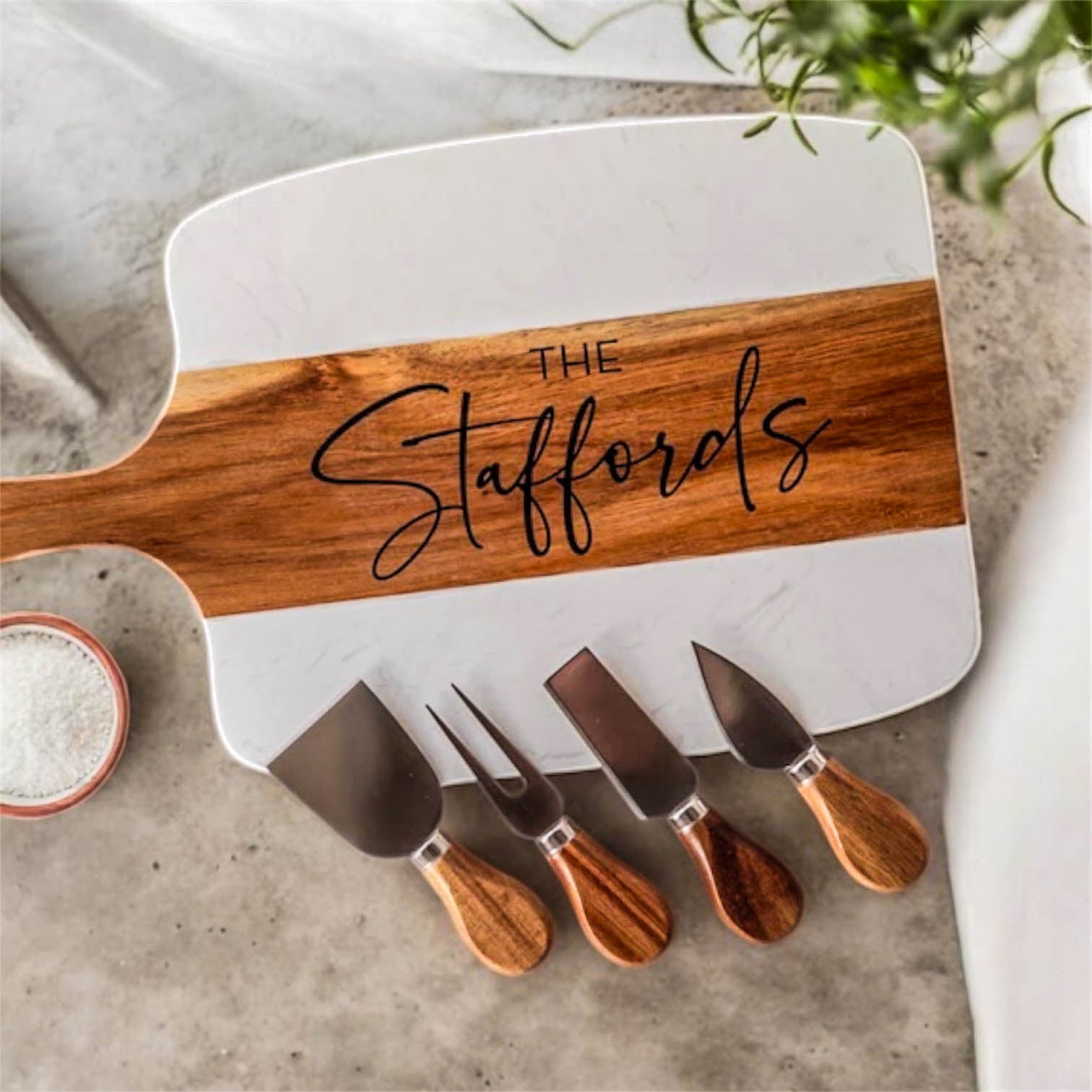 Marble Cheese Board - Engrave With Purpose