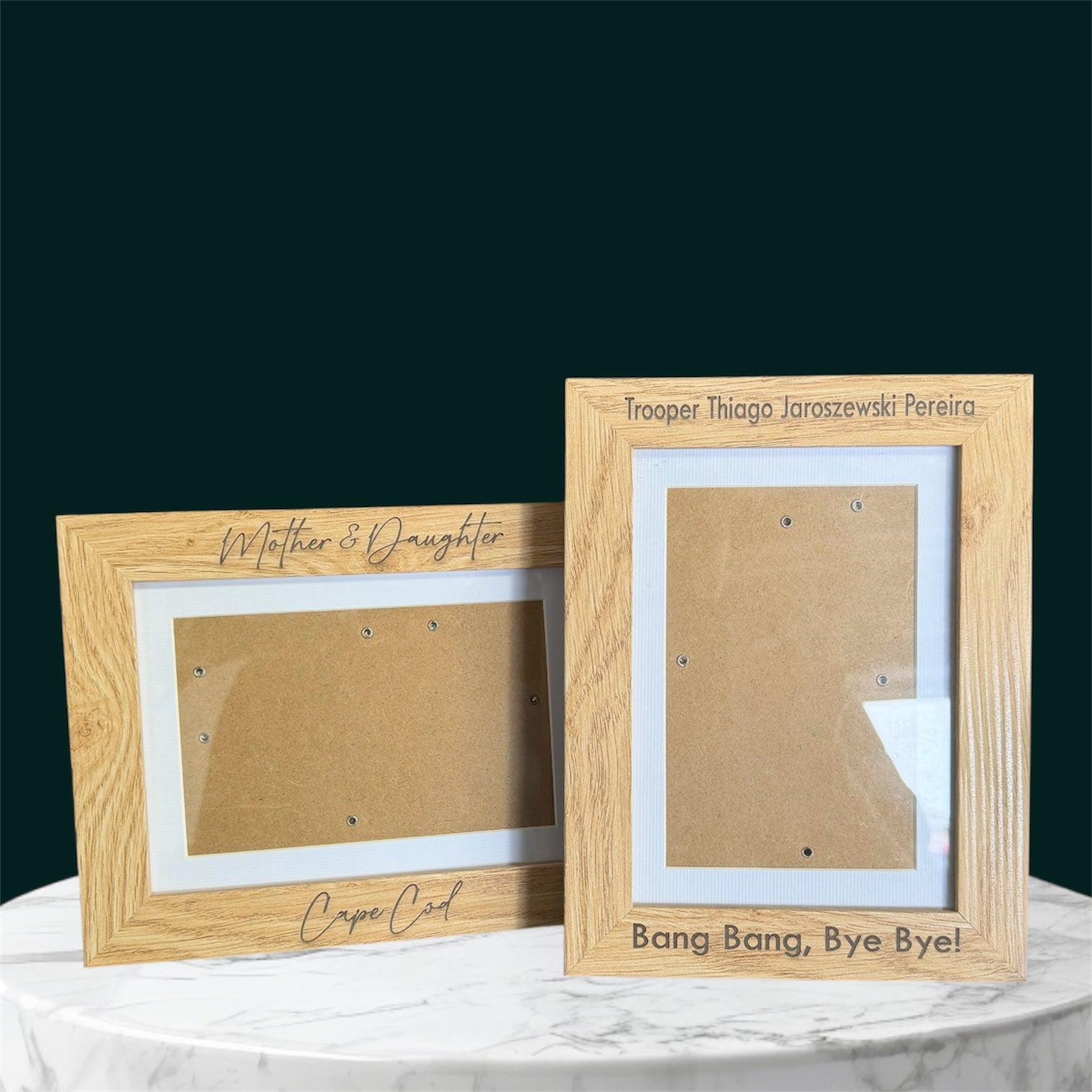 Engraved Picture Frames - Engrave With Purpose