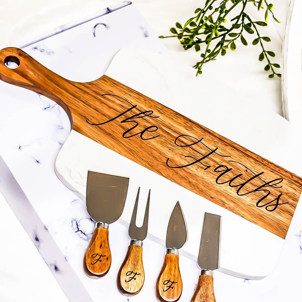 Marble Cheese Board - Engrave With Purpose
