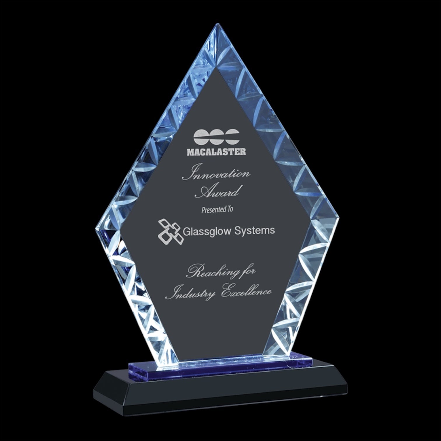 Diamond Accent Award - Engrave With Purpose