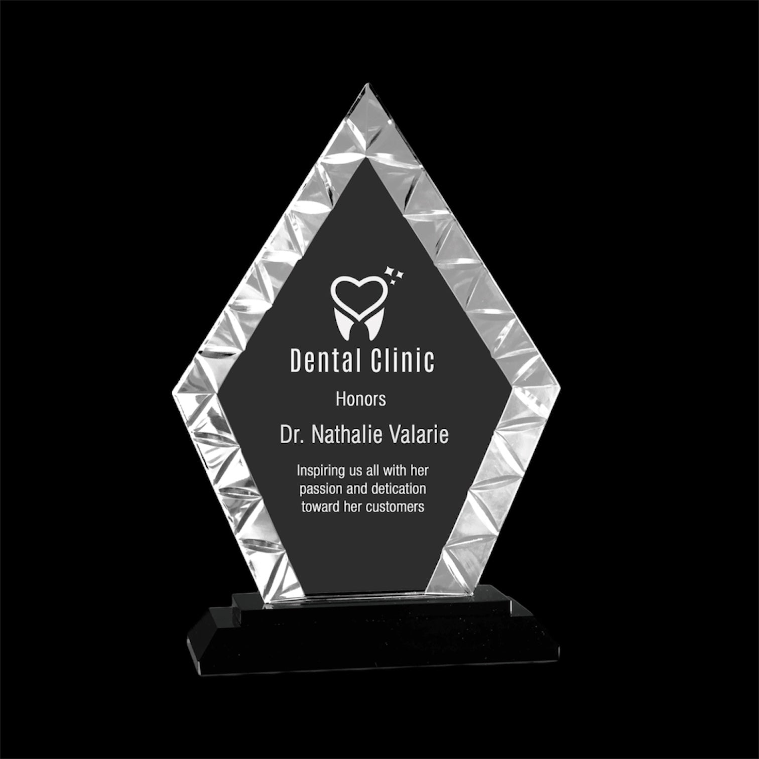 Diamond Accent Award - Engrave With Purpose