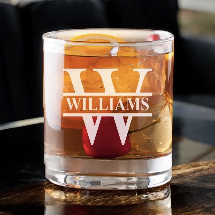 Personalized rock glass