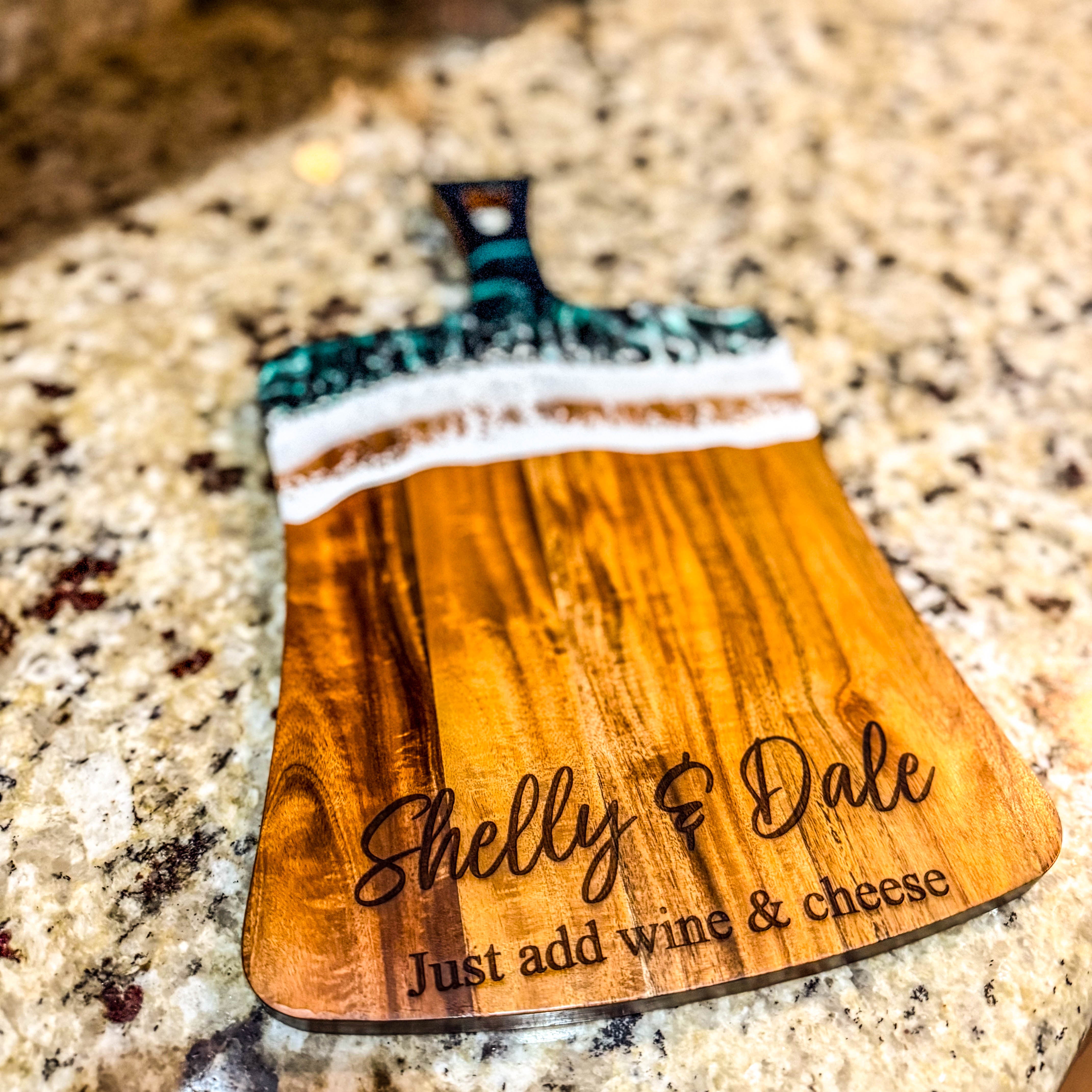 Personalized Ocean Charcuterie Board