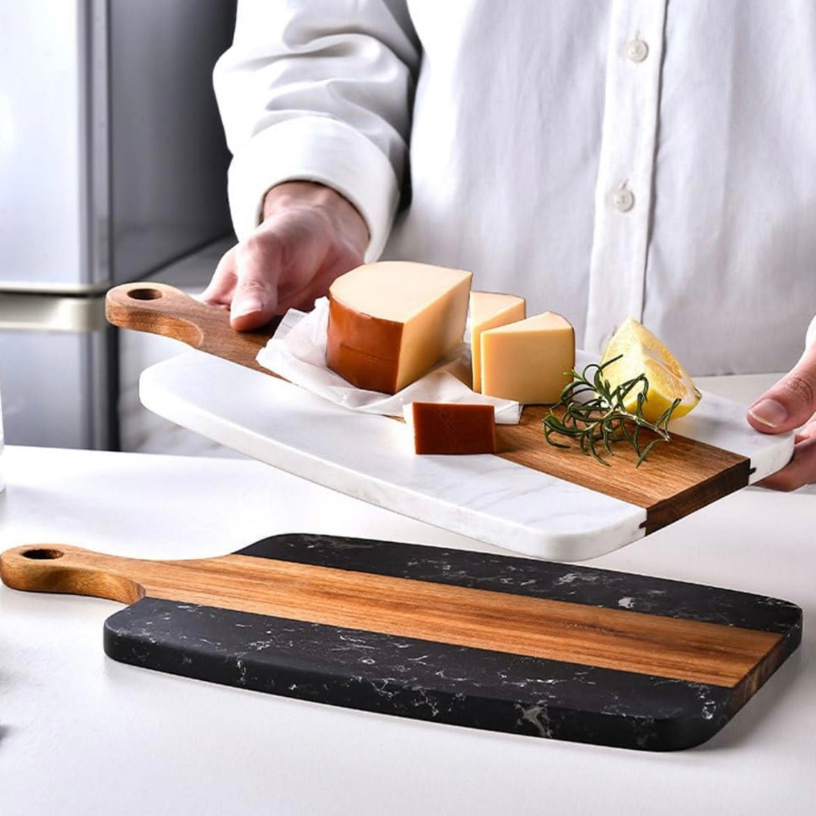 Marble Cheese Board - Engrave With Purpose