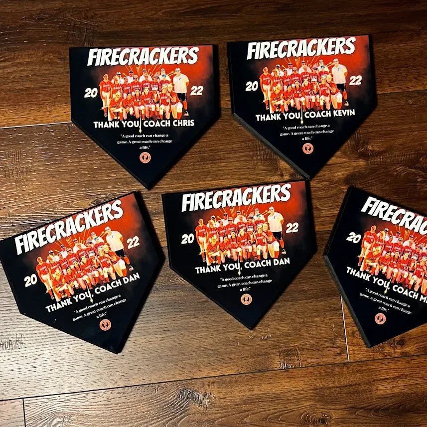 Home Plate Plaque - Engrave With Purpose