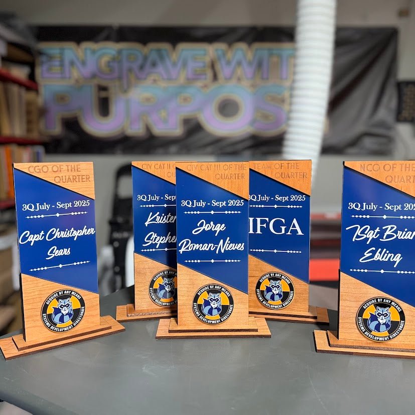 Custom Acrylic Awards - Engrave With Purpose