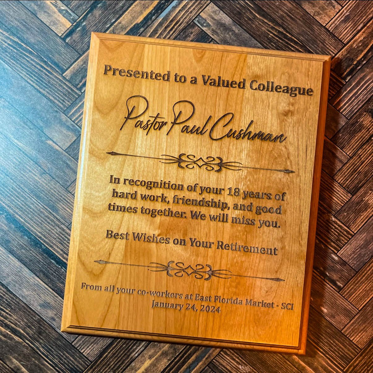 Alder Plaque - Engrave With Purpose