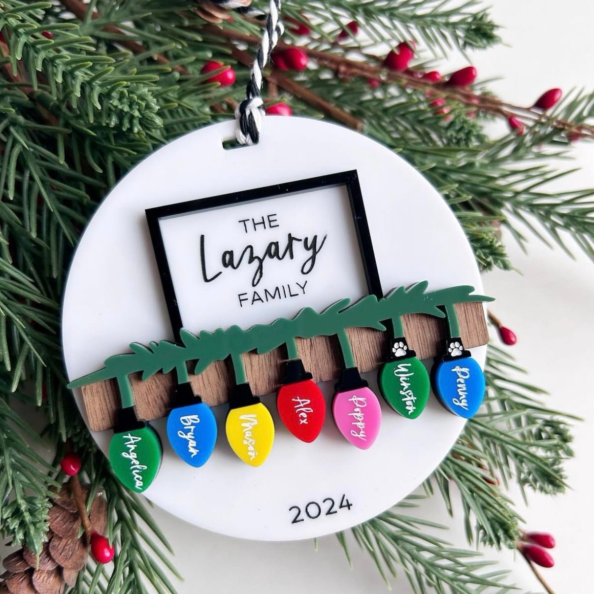 Light Bulb Ornament - Engrave With Purpose