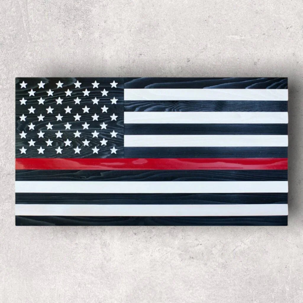 Wood American Flag - Engrave With Purpose