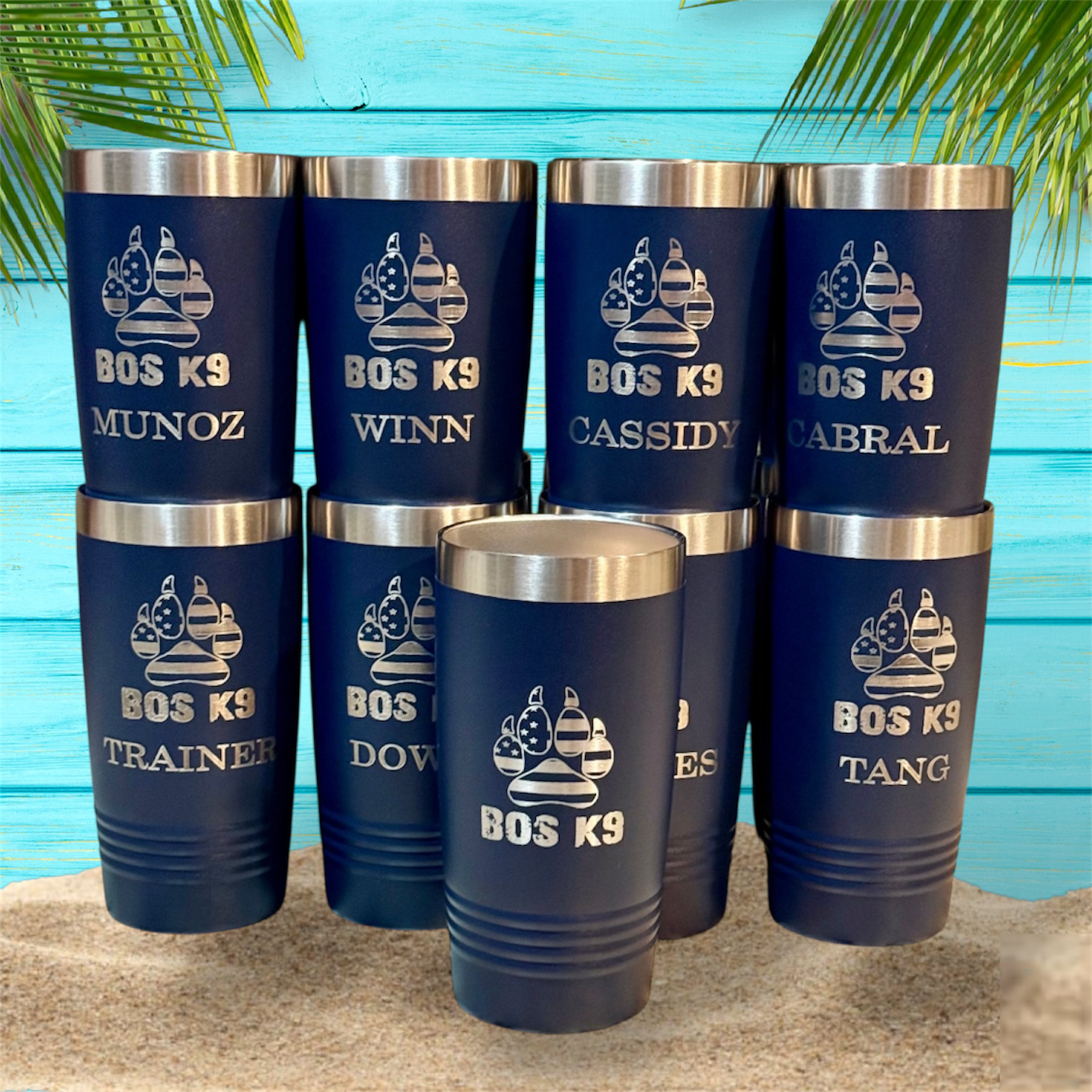20 oz navy tumblers
