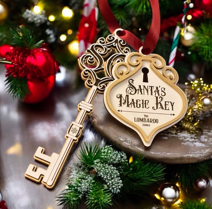 Santa Magic Key Ornament 