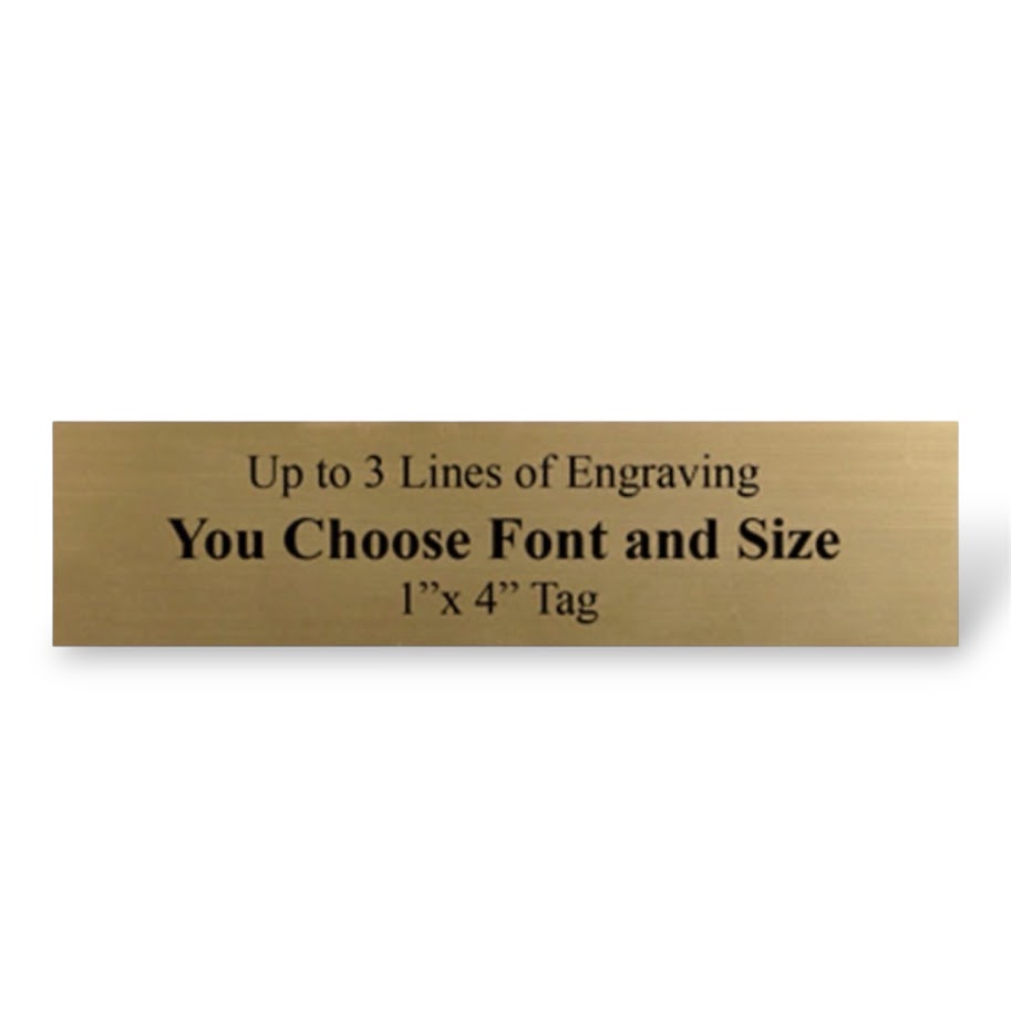 Engraved Name Plate - Engrave With Purpose 