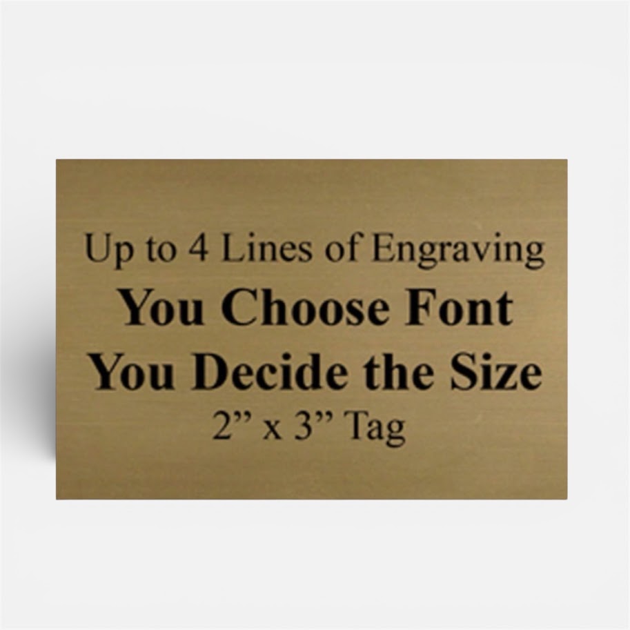 Engraved Name Plate - Engrave With Purpose 
