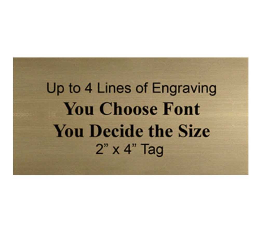 Engraved Name Plate - Engrave With Purpose 