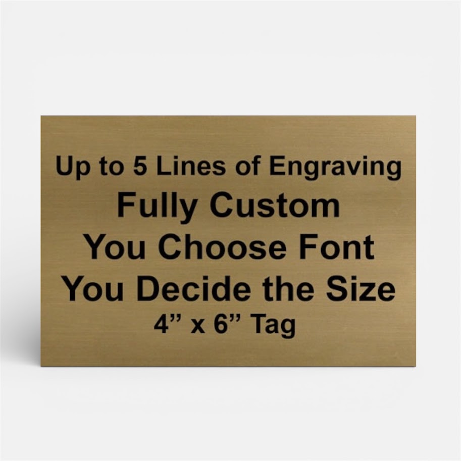 Engraved Name Plate - Engrave With Purpose 