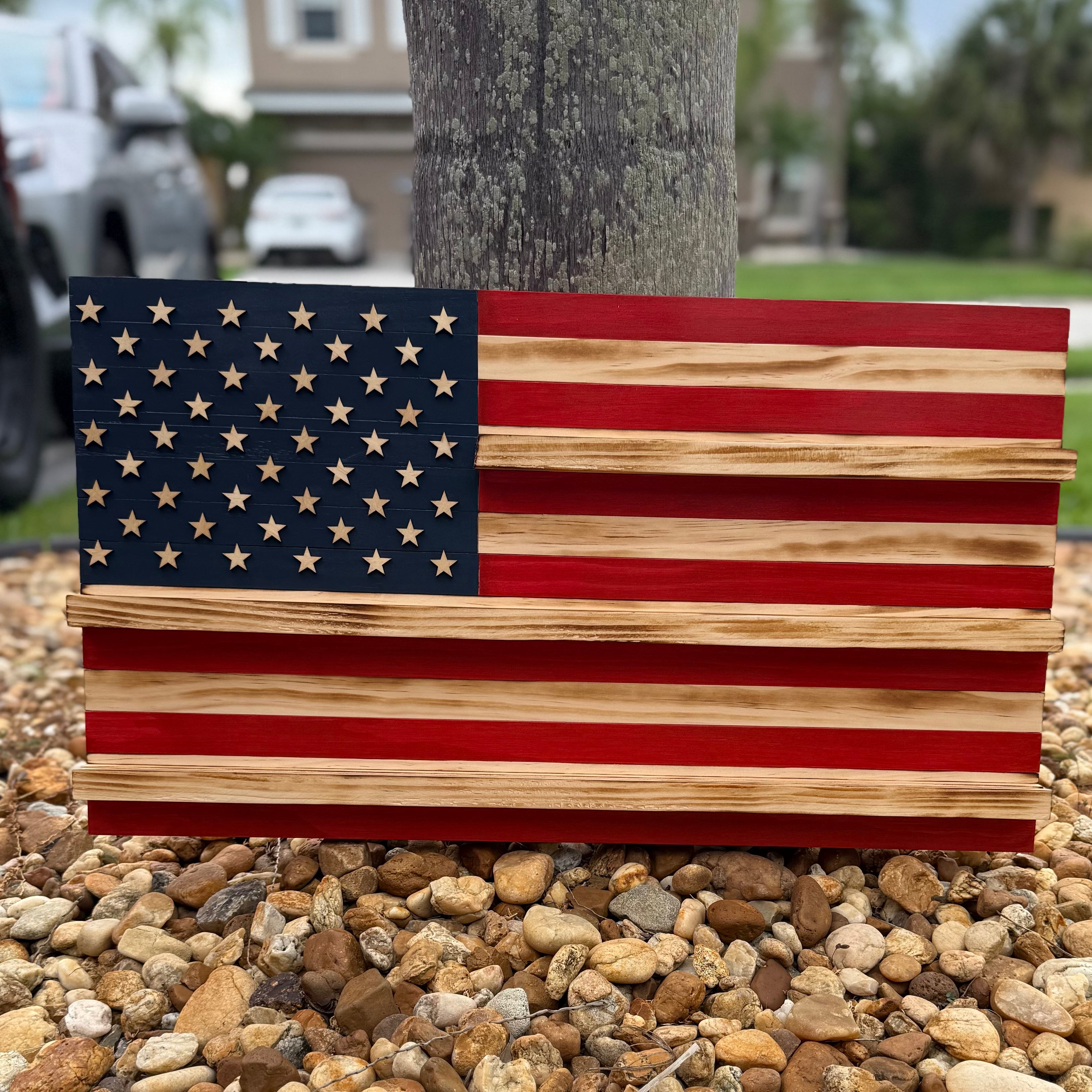 American Flag Coin Holder 