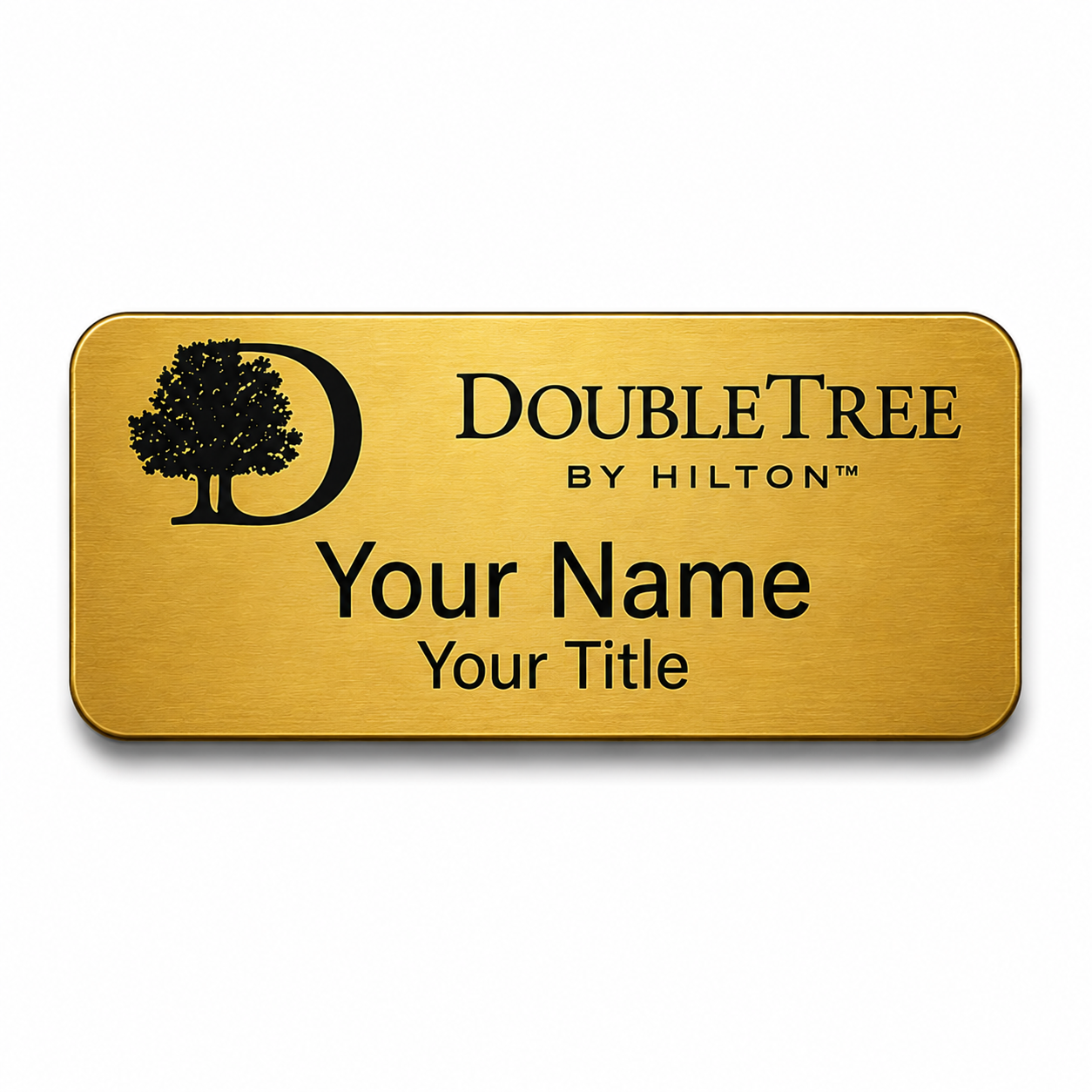 Corporate engraved name badge 
