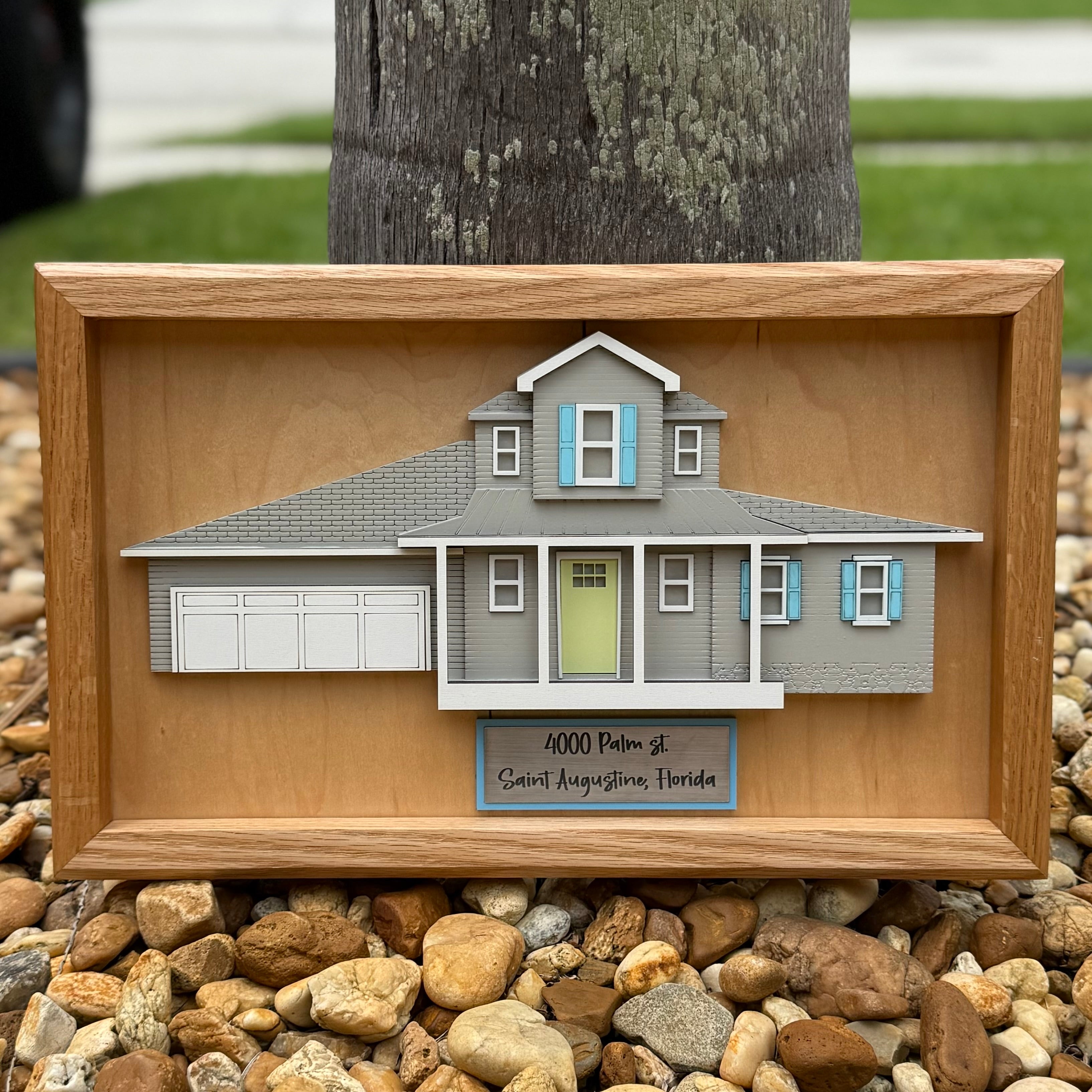 Custom 3d house picture 