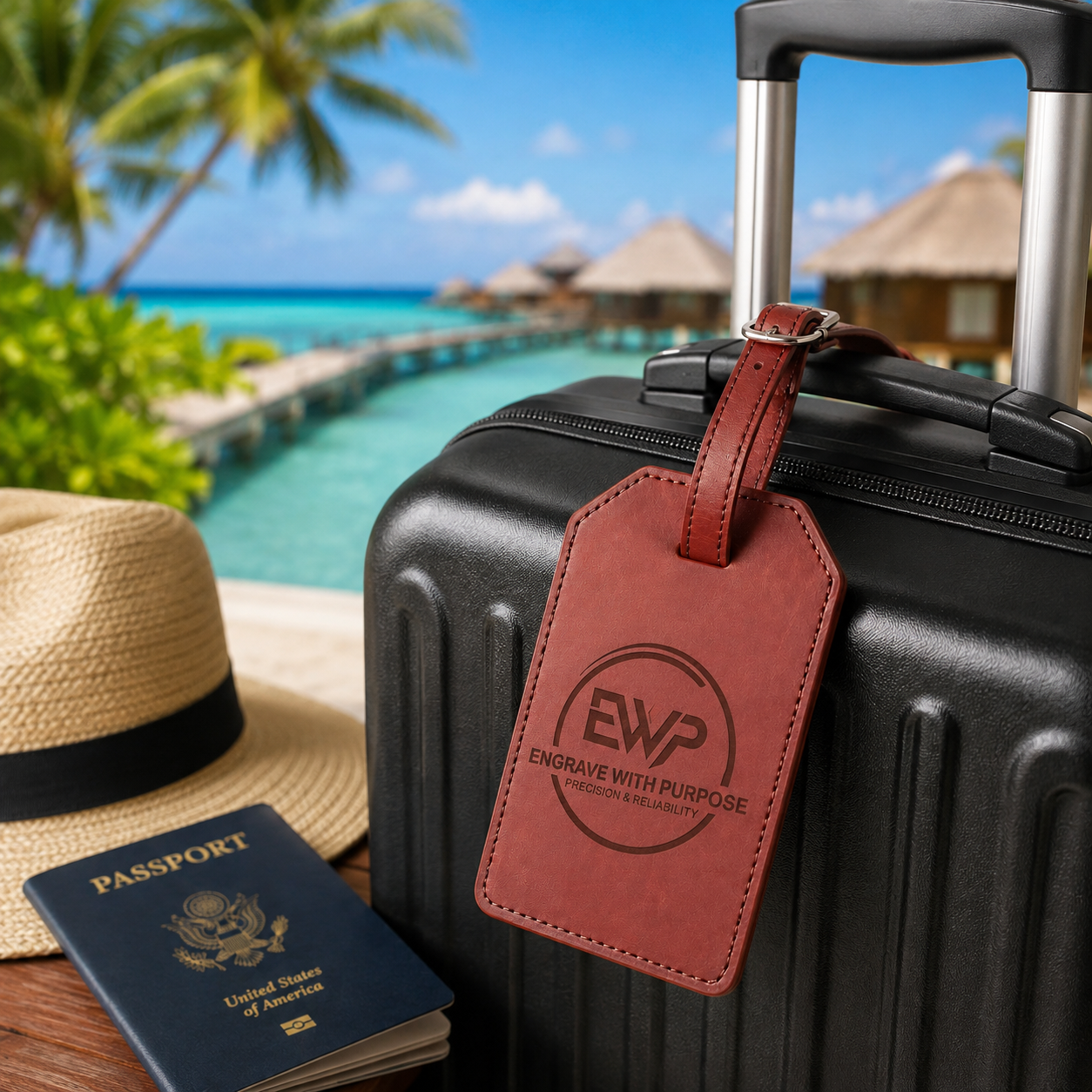 Custom logo luggage tag 
