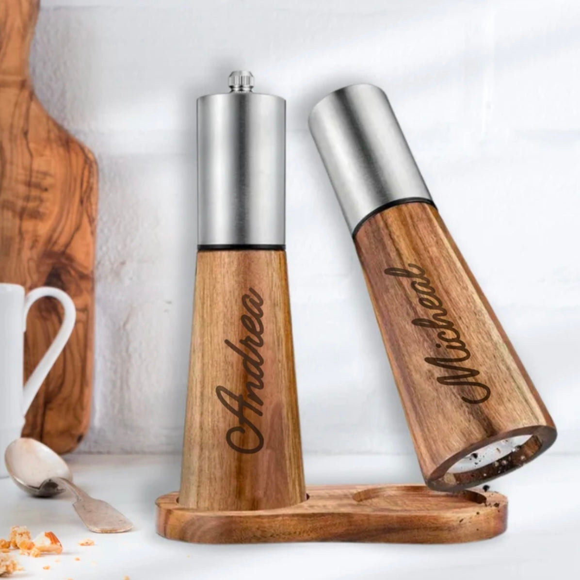 Personalized Salt and Pepper Grinder