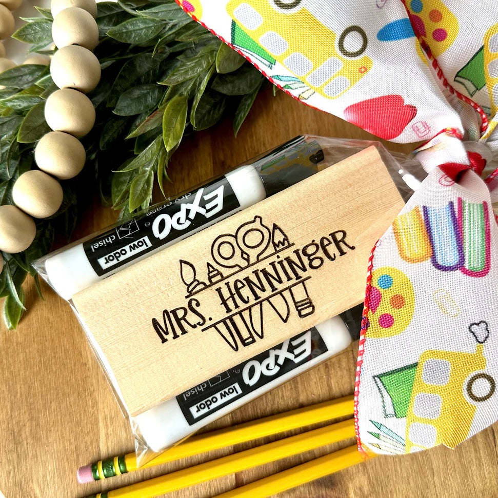 Personalized Chalkboard/Dry Eraser