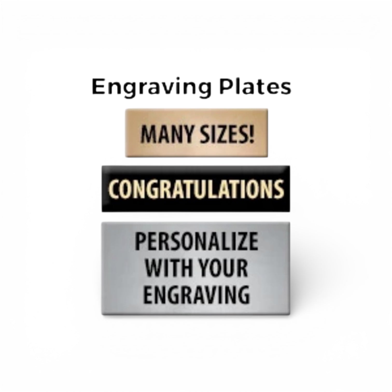 Peel &amp; Stick Name Plates