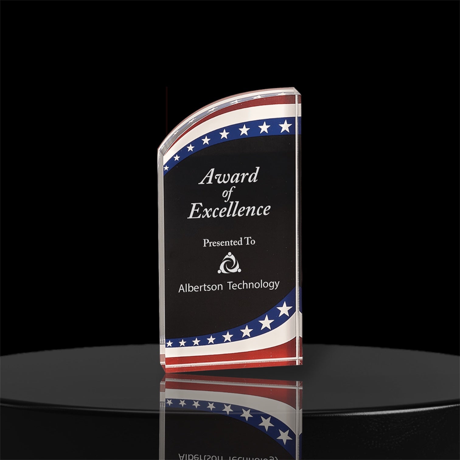 Stars & Stripes Rounded Award