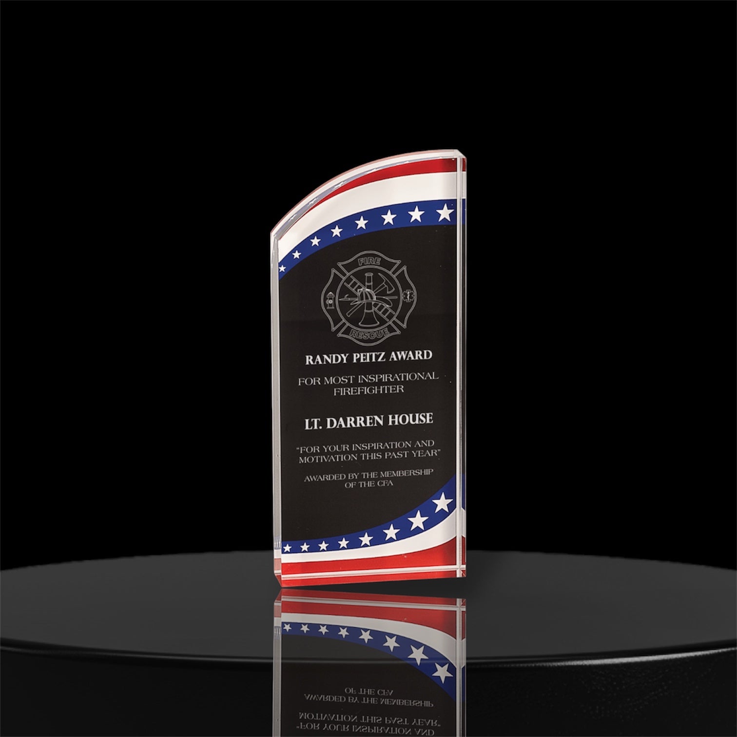 Stars & Stripes Rounded Award