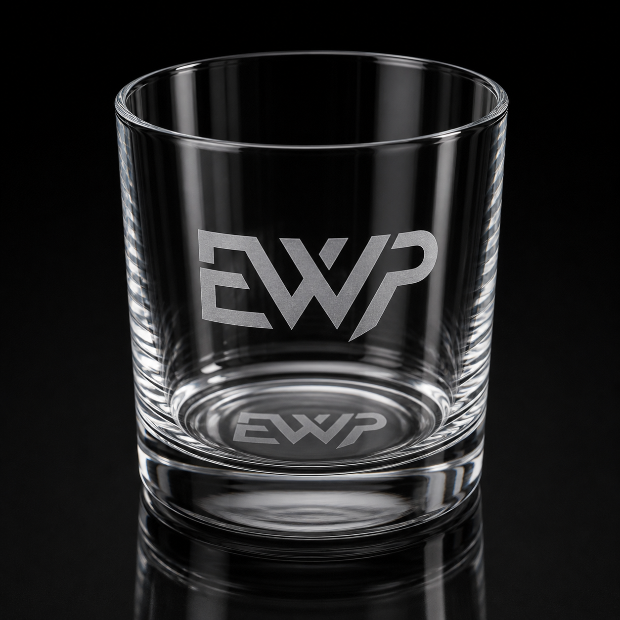 Engraved Rocks Glasses by Engrave With Purpose, featuring custom etched designs on clear glass for stylish drinkware.
