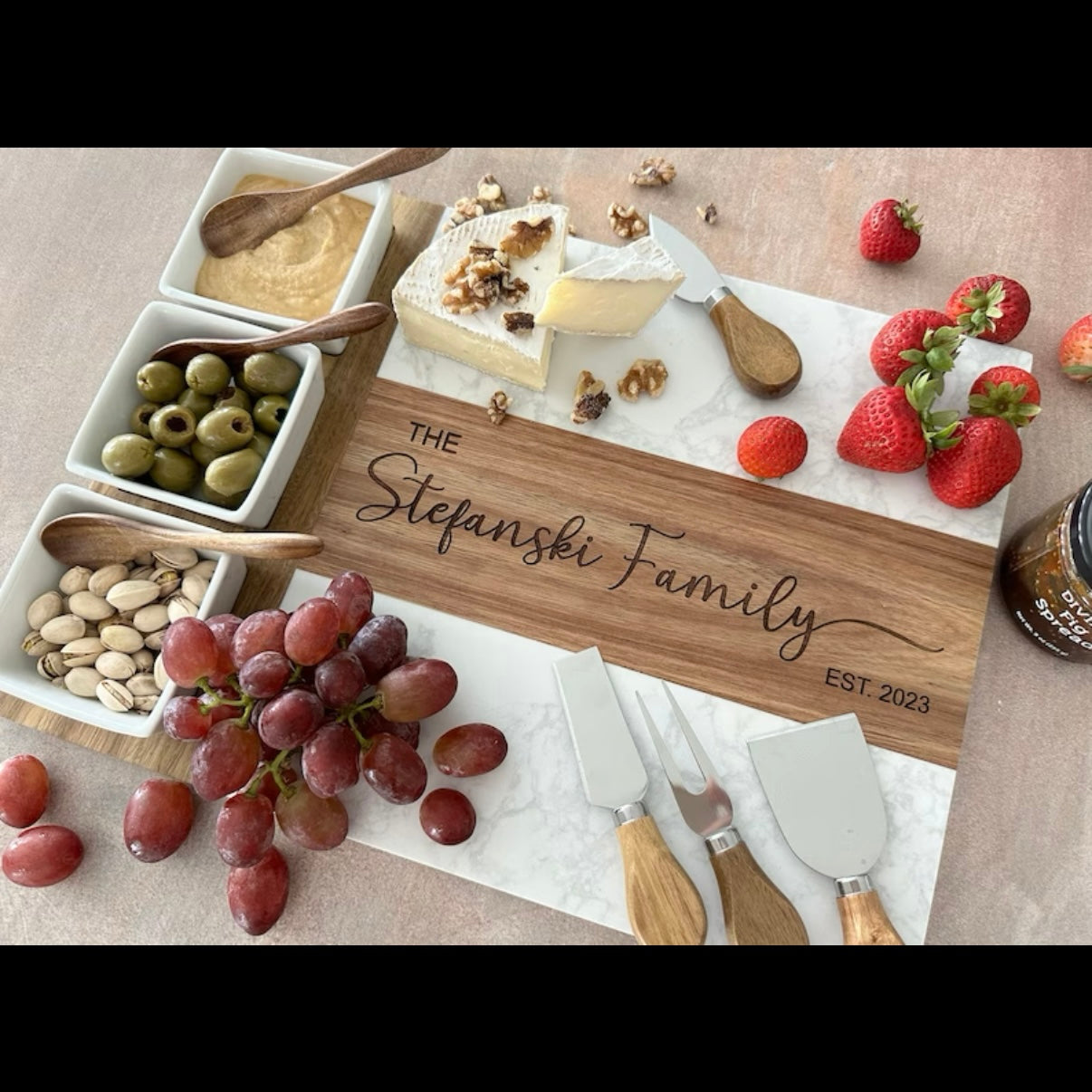 Personalized Charcuterie Board set