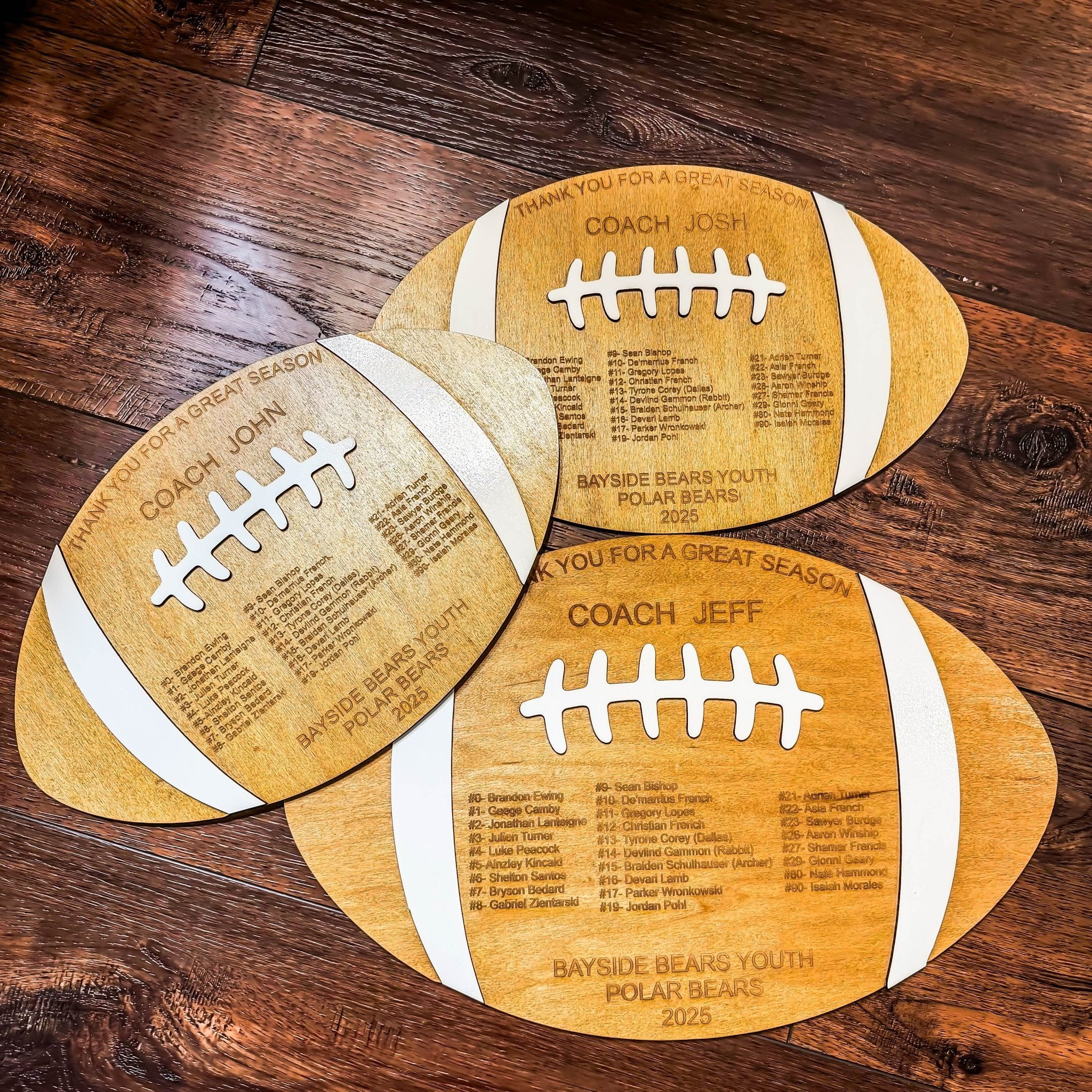 Football Coach Plaque - Engrave With Purpose