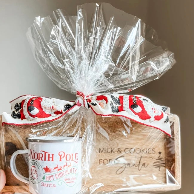 Personalized Santa cookie tray 