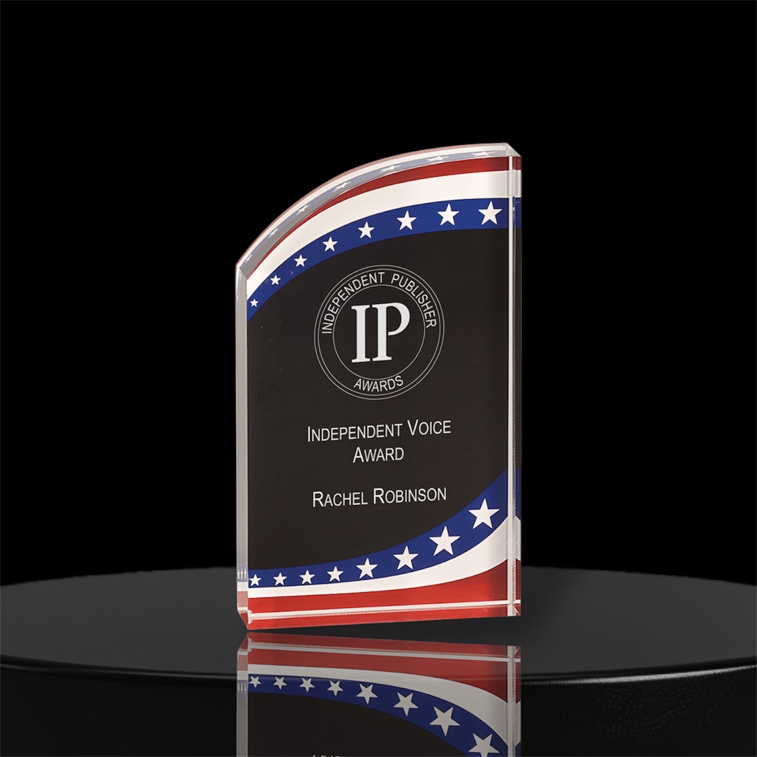 Personalized Stars and Stripes Arch Award