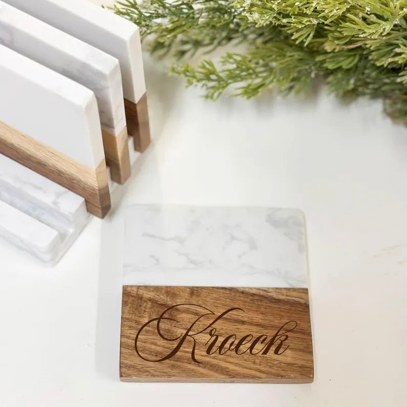 Marble Coasters - Engrave With Purpose