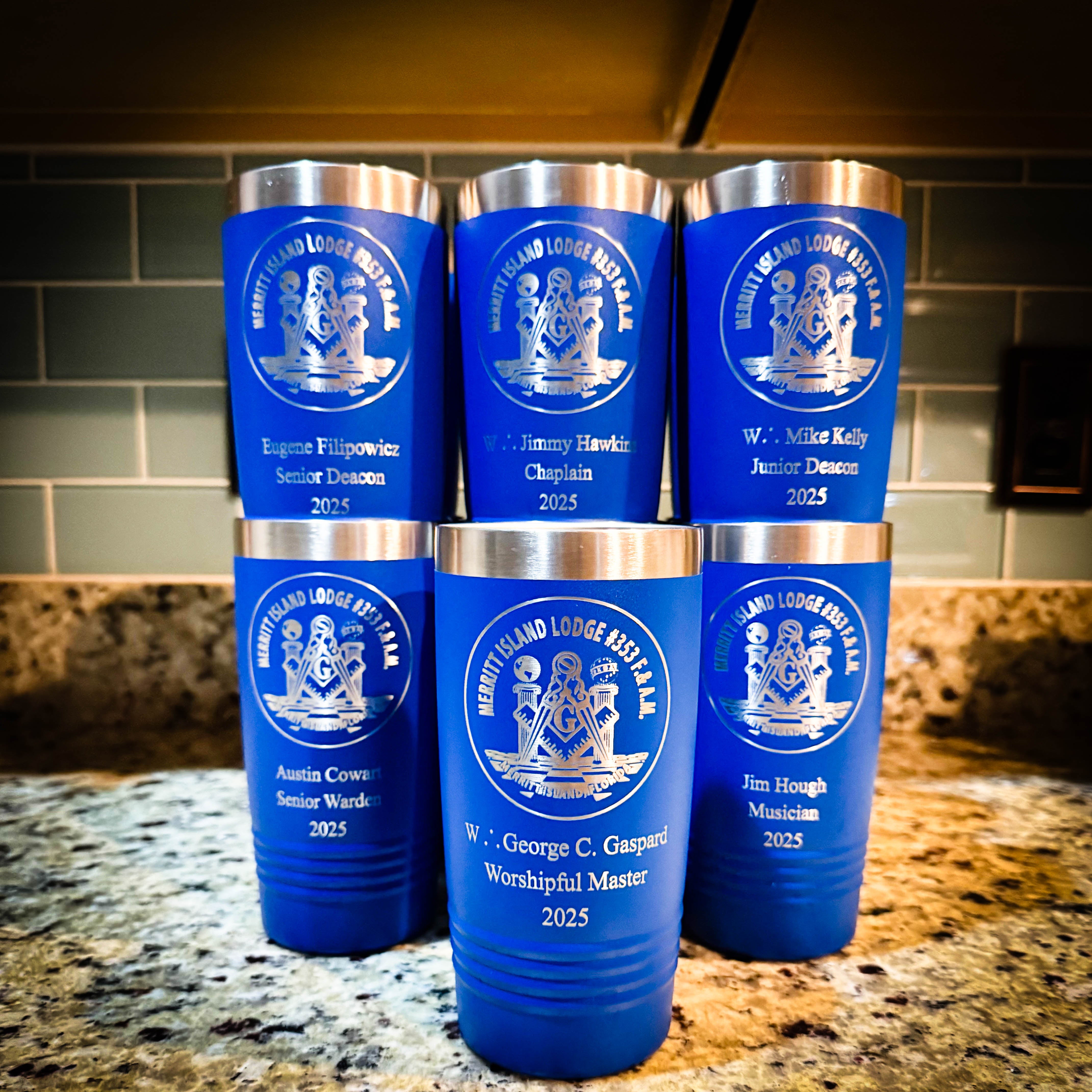 Personalized mason tumblers 