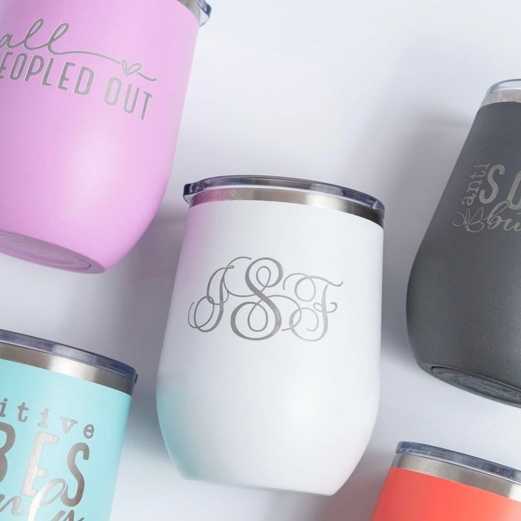 Personalized wine tumbler 