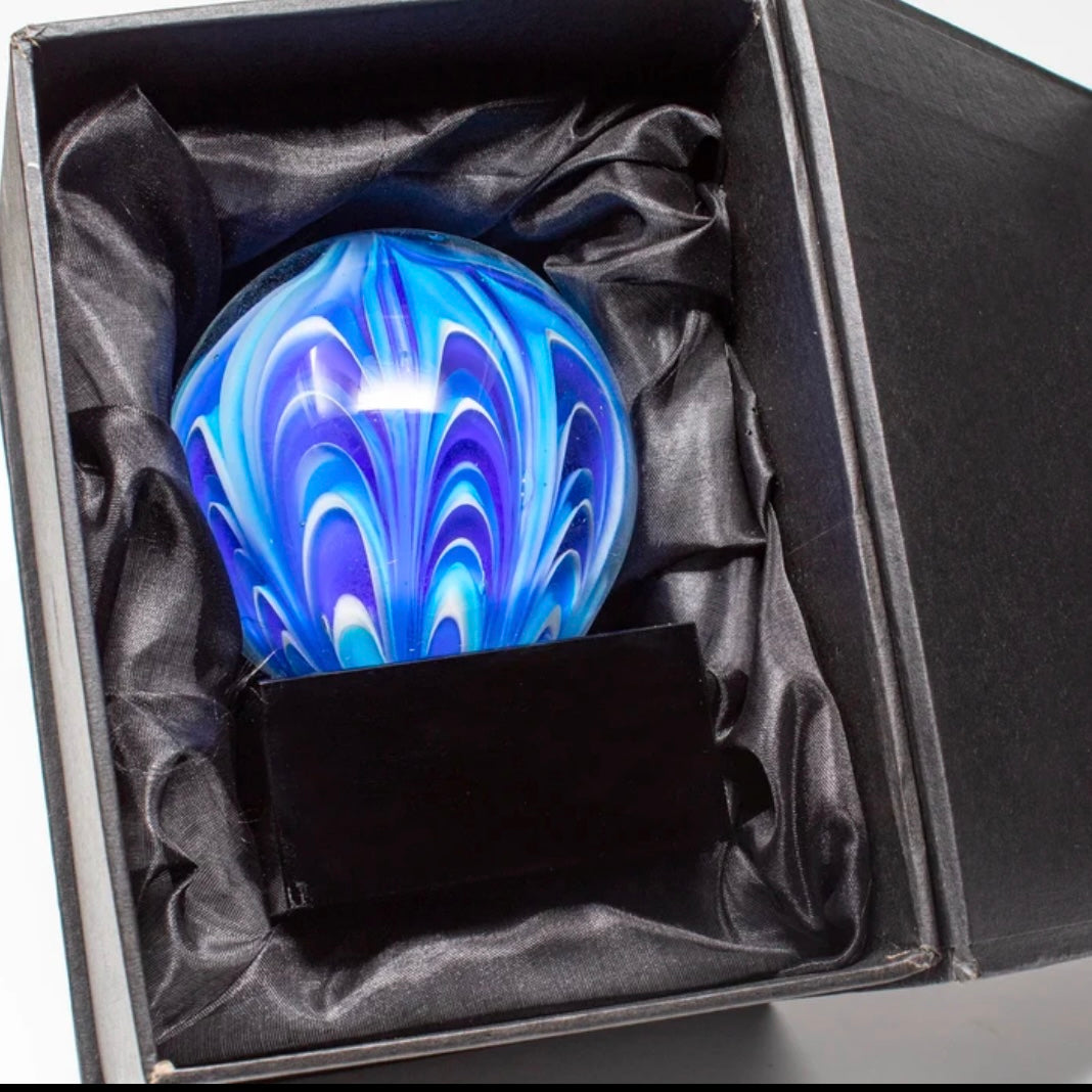 Sphere Glass Award in presentation box