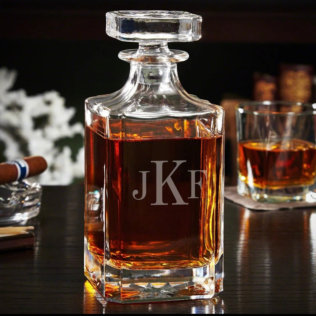 Personalized Whiskey Decanter Only 