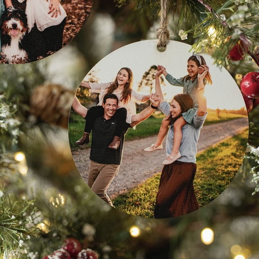 custom photo ornament
