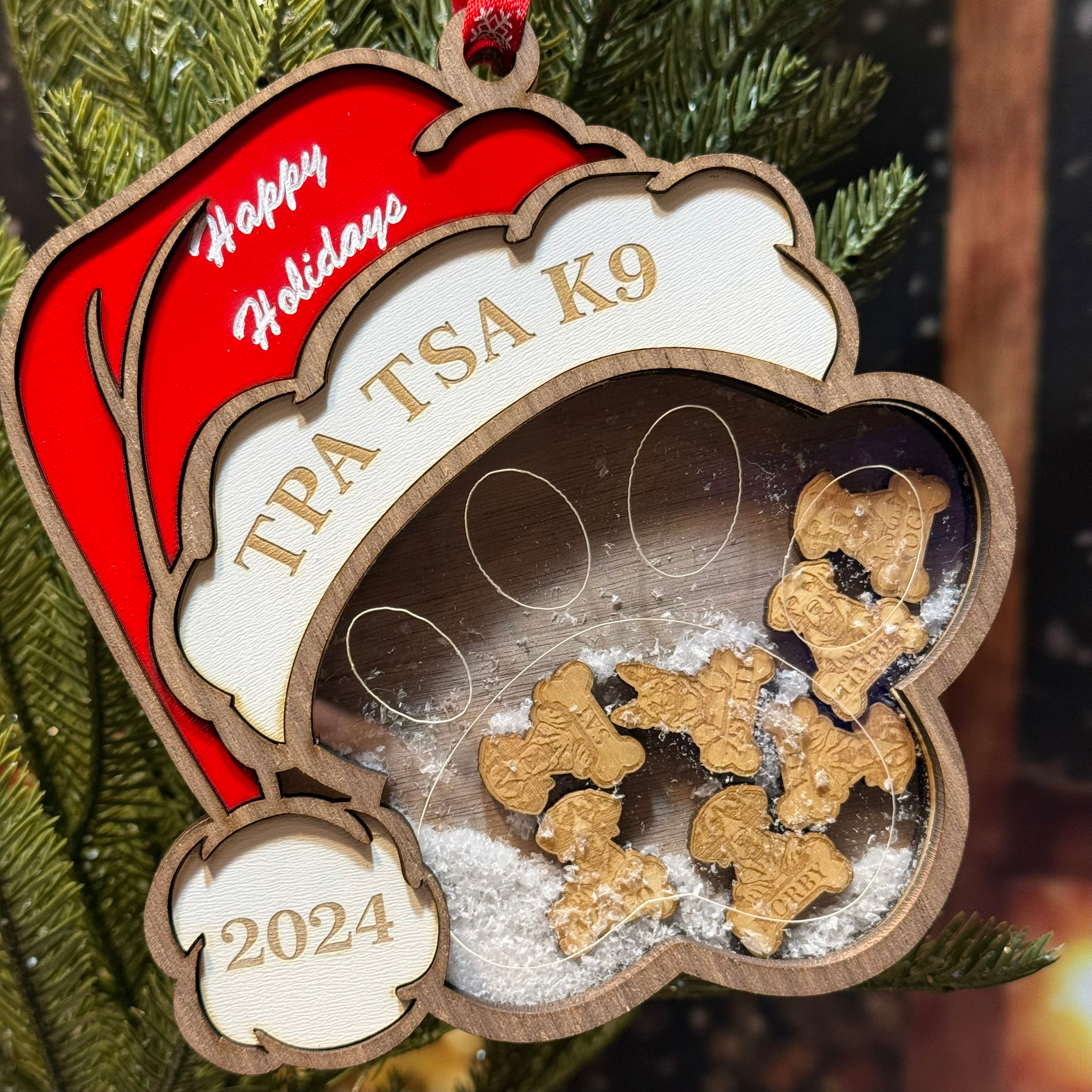 custom pet shaker ornament 