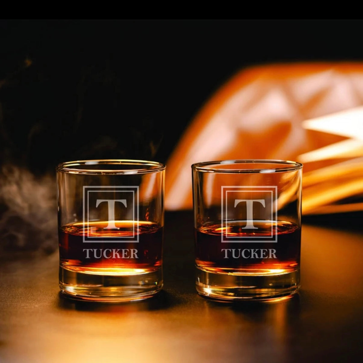 engraved whiskey glasses 