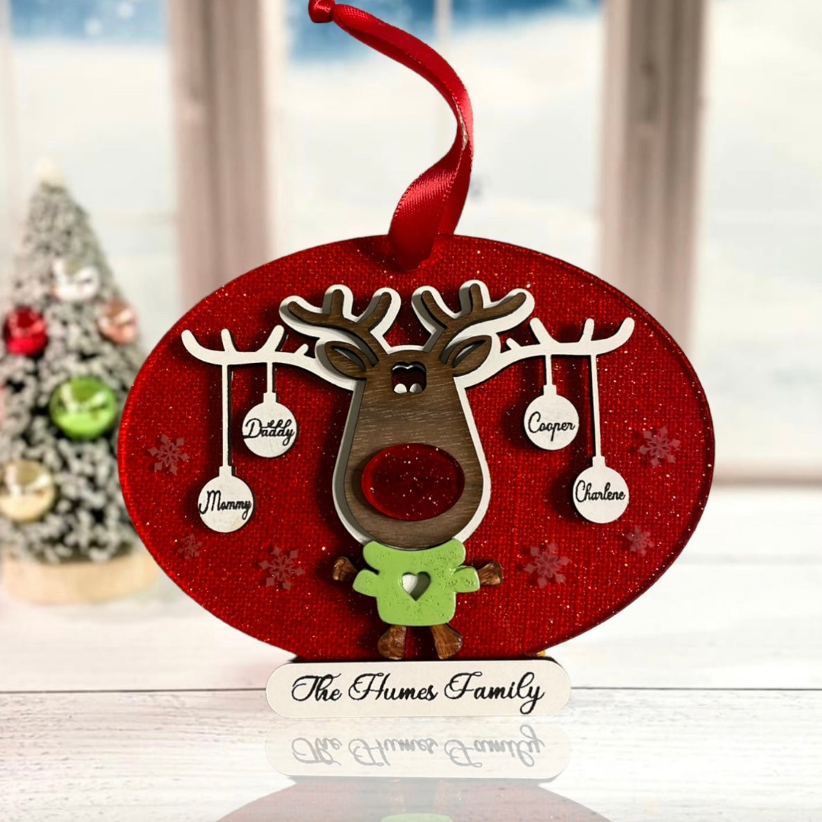 family custom ornament 