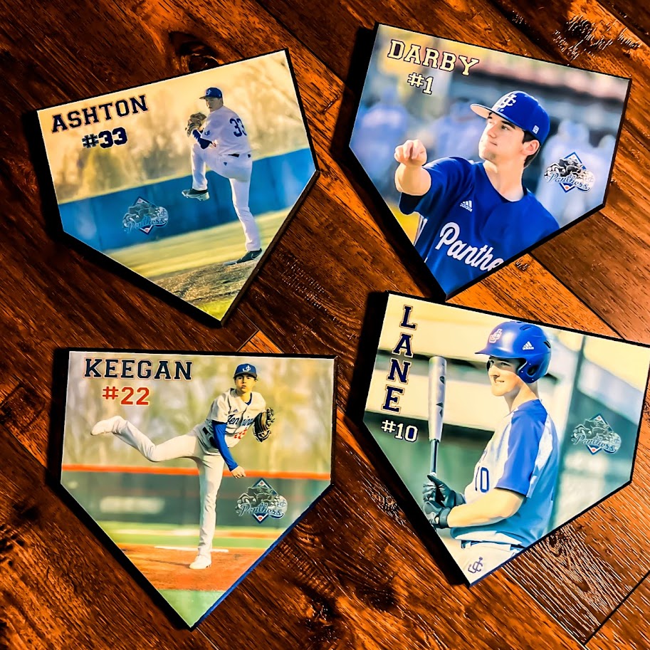 custom home plate plaques