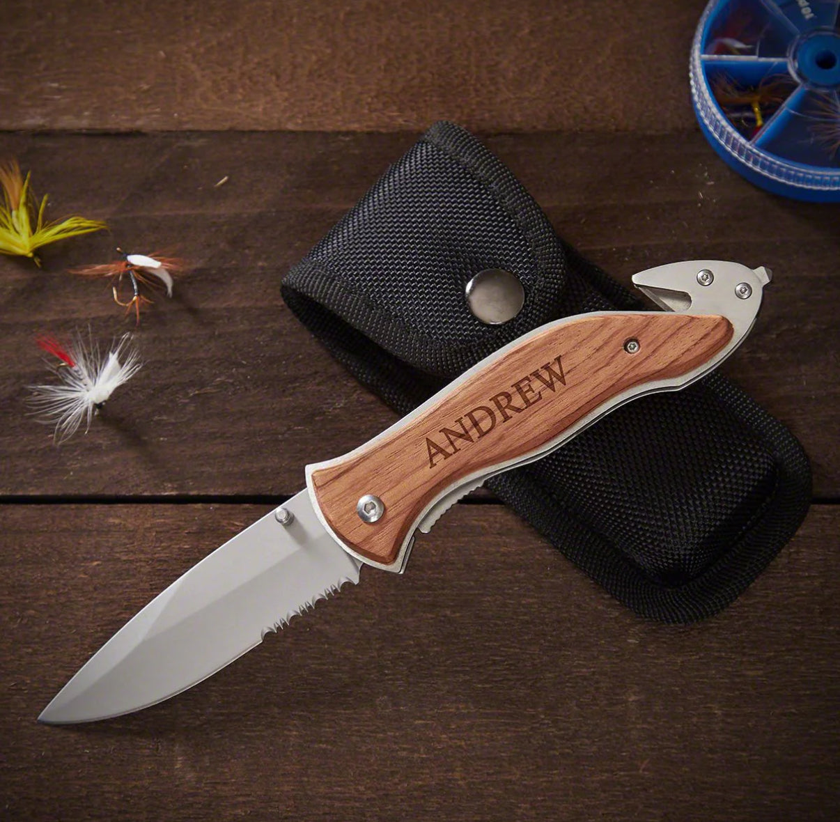 laser engraved pocket knife 